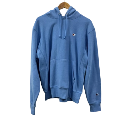 Champion Mens Size M Hoodie Blue