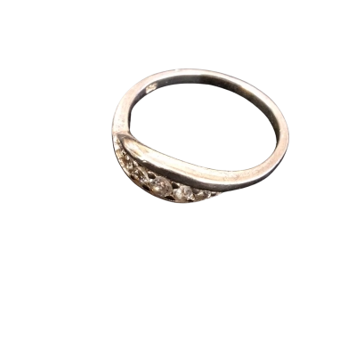  Womens Ring 925 Silver / White stones