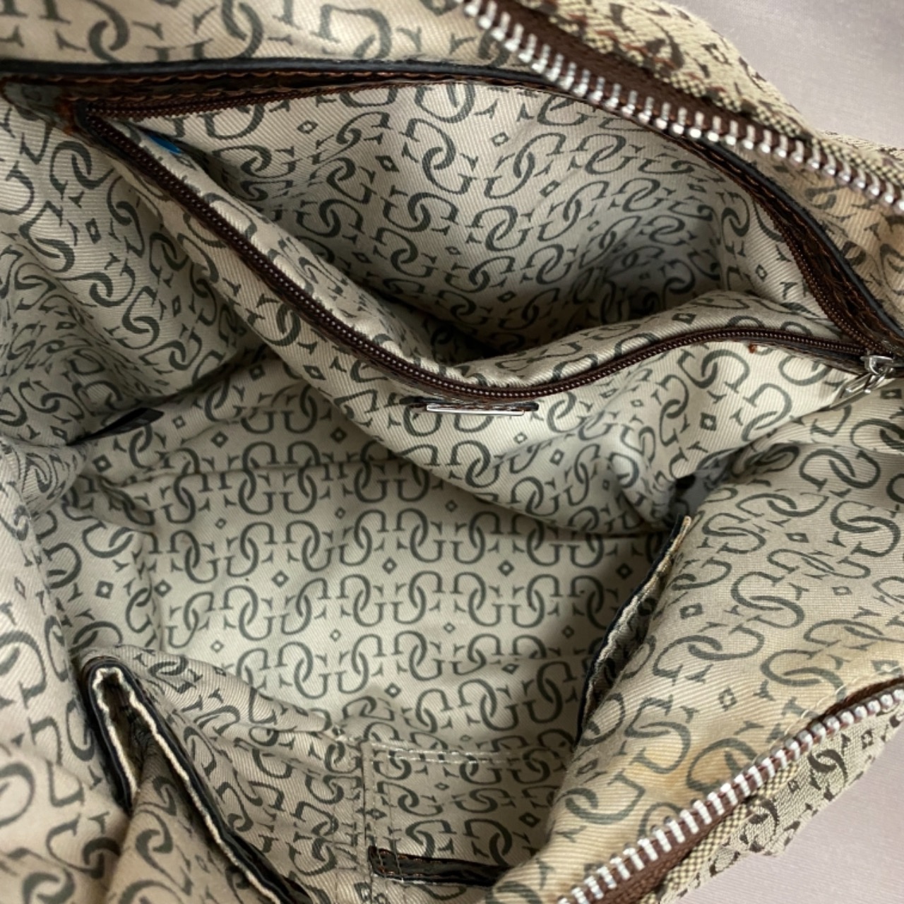 guess monogram handbag