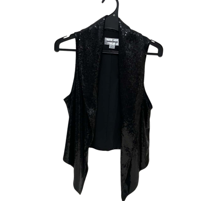 Simona Womens  Size M Black  Vest