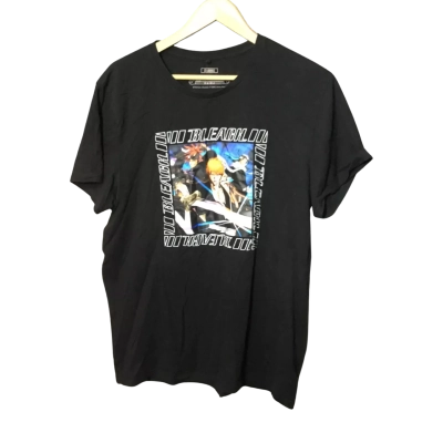 BLEACH Mens  Size XL Short Sleeve T-shirt Black  