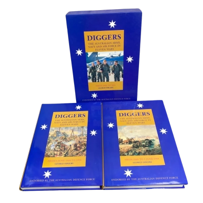 Diggers  - The Australian Army, Navy and Airforce in Eleven Wars - George Odgers