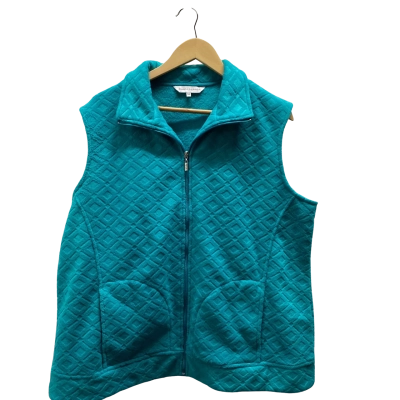Black Pepper Womens  Size 16 Blue Vest