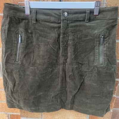 Marcs Womens  Size 12 Corduroy Skirt 
