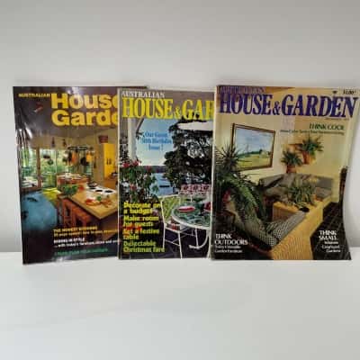 Retro House and Garden Magazines 1970s x3