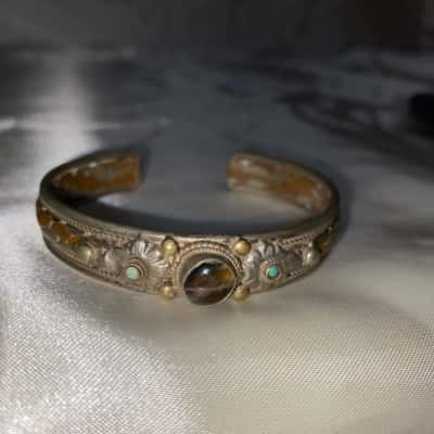 Vintage Crafted Cuff Bracelet 