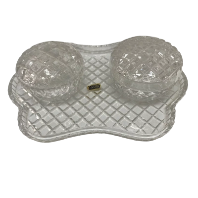 Violetta 24 percent Lead Crystal Dressing Table Set
