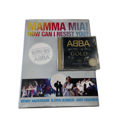 ABBA Gold Greatest Hits CD and Mamma Mia “How can I Resist You?” Book
