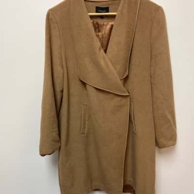 pingpong Womens  Size 16 Brown wool coat