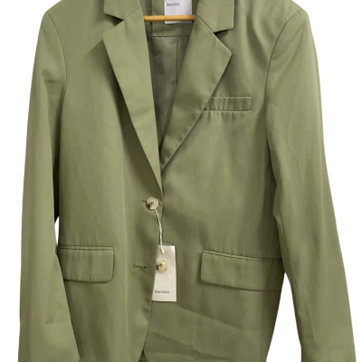 Bershka Womens  Size S Suit Jacket Green 