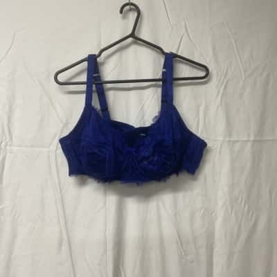  Womens  Fox and Royal Size XXL Bra Blue 