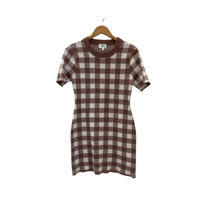 Seed Teen  Size 16 Dress Brown / Gingham 