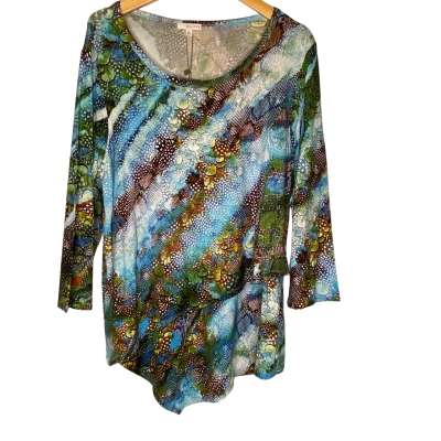 W. Lane Womens  Size M Long Sleeve Top Multicoloured / Pattern 