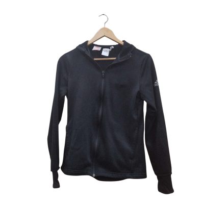 Adidas Kids Size 15 Jacket Black (5)