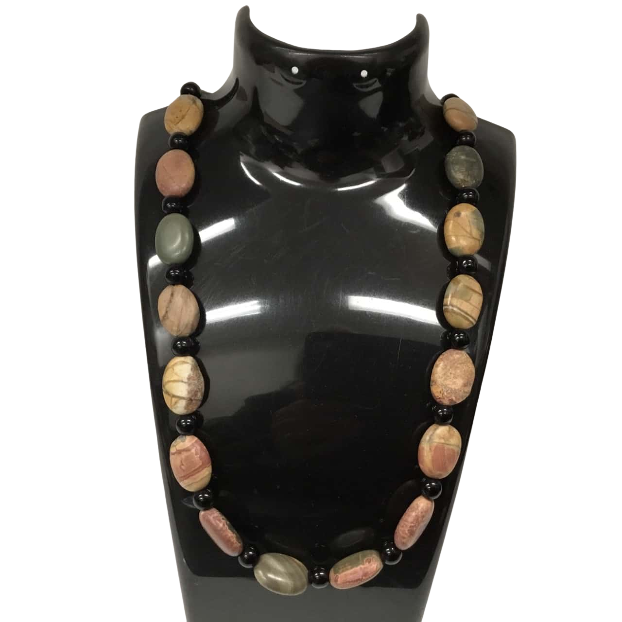 Beautiful Wooden Necklace Approx 50cm