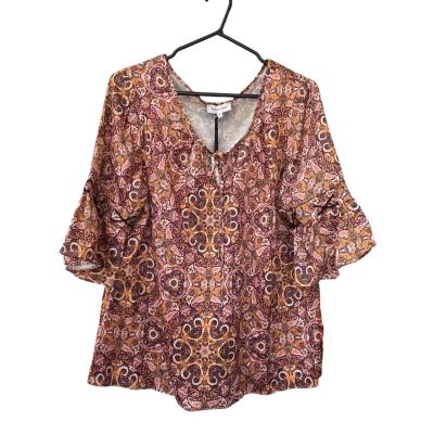 Table Eight Multicoloured Pattern Blouse Size 14 