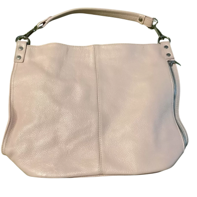 Italian pebble leather bag  Pink  