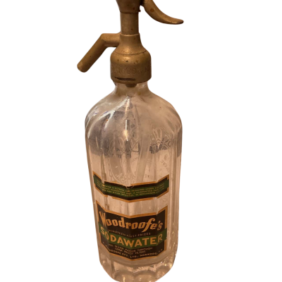 Woodroofe’s sodawater antique bottle