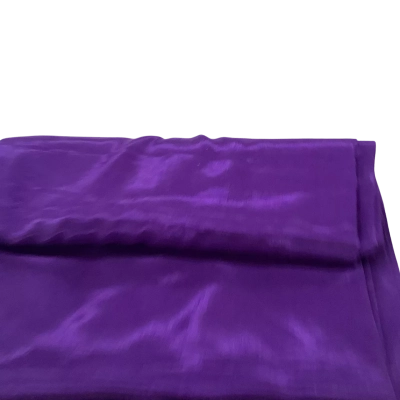 Large Thin Satin Like Fabric Royal Purple  has  a defect 105 x 105     Fab1