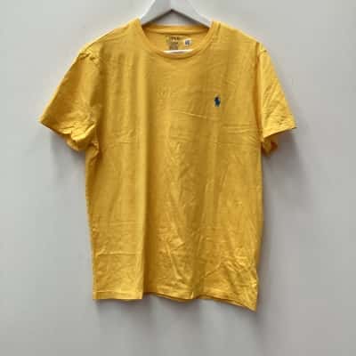 Polo Ralph Lauren Mens  Size L Short Sleeve T-shirt Yellow 
