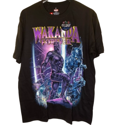 Marvel Mens  Size XL Short Sleeve T-shirt Black  