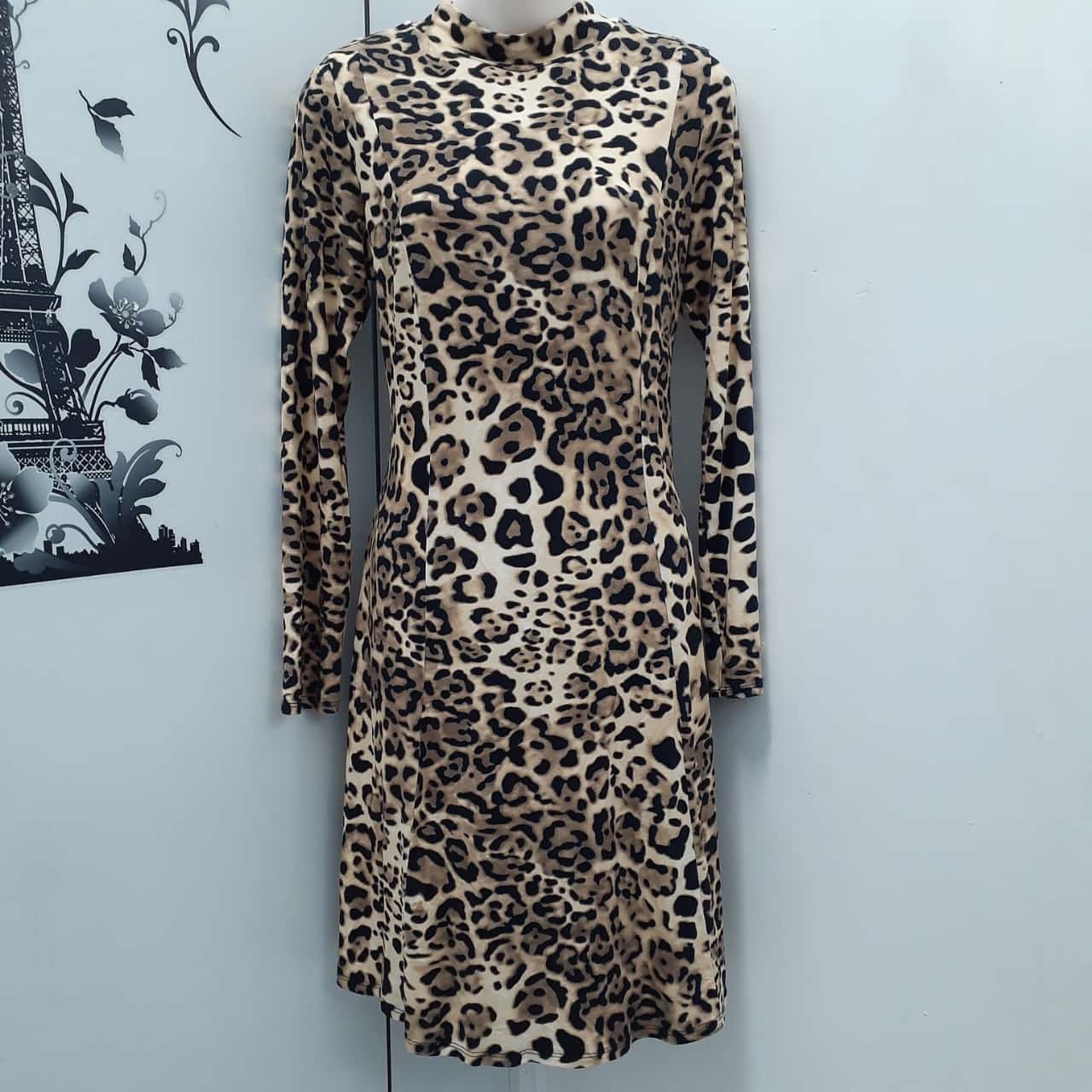 Womens WALLIS Animal Print Dress UK size 12(s)