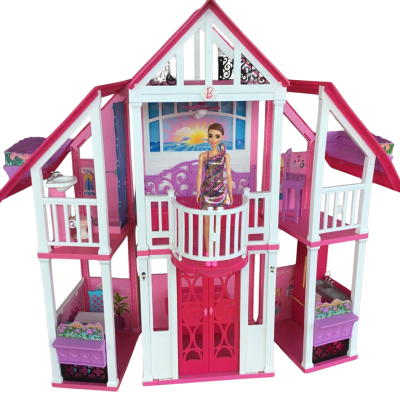 Barbie Dream-house and Accessories as pictured