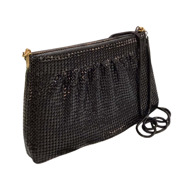 Womens Mesh Shoulder Bag Black 