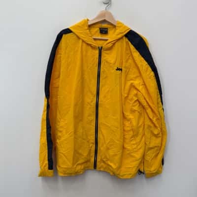 Vintage Yellow Jeep Windbreaker - Size L 