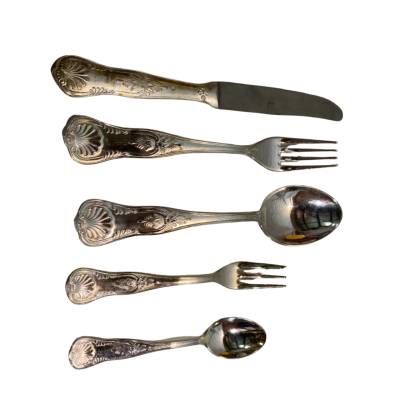 Vintage Silver Plated Cutlery Set