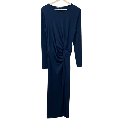 Decjuba Black Gathered Maxi Dress Size M