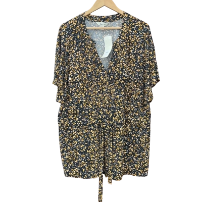 Beme BNWT Women's Size M ‘The Waist Top’ Floral
