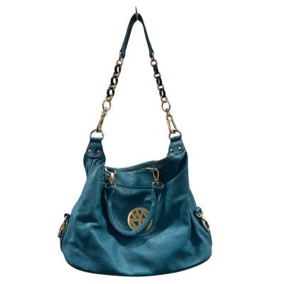 Willow & Zac Womens Leather Handbag Blue 