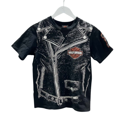 Harley Davidson Kids Size 12 / 14 Black T-Shirt