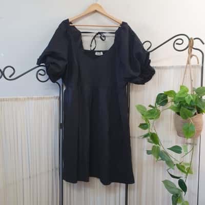 Something 4 Olivia Women's Size 22 Goldie Mini Dress Black - New With Tags