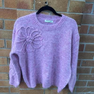 Worthier Womens  Size M / S Pink  Knitted Jumper 