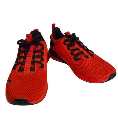 Puma Mens  Size 7 Sneakers Black  / Red 