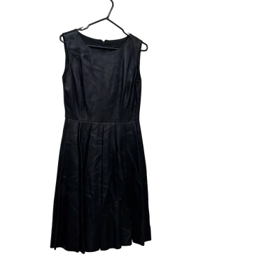BLONDE VENUS LEATHER DRESS. SIZE M