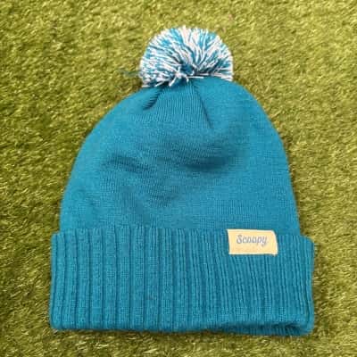 Scoopy Turquoise Beanie (One Size)