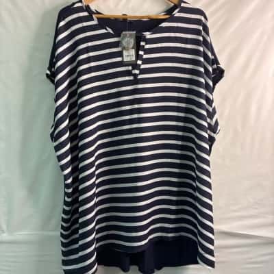 Autograph Womens  Size L Sleeveless Top Striped 