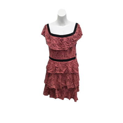 City Chic Womens  Size L Black  / Pink  