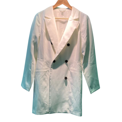 Miss Selfridge Womens  Size 14 Suit Jacket White 