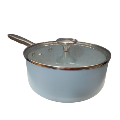 Crumble Cookware Non-stick Ceramic Baby Sauce Pan (Blue)