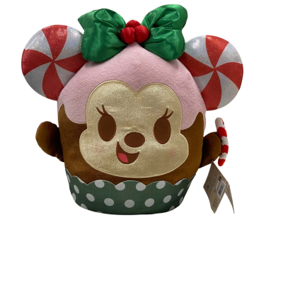 Disney Munchlings Minnie Mouse Candy Cane Crush Cup Cake Plush Toy
