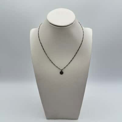 925 Italy Silver Snowflake Necklace 
