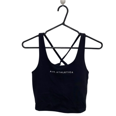 AJE Athletica Black Workout Top Size 8  