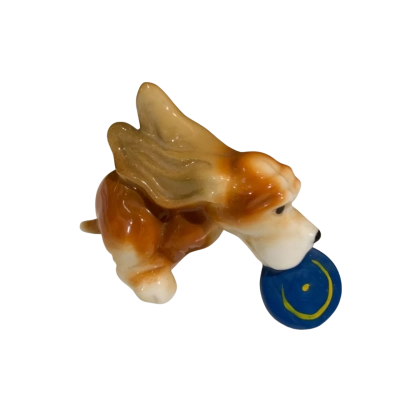 Vintage Basset Hound Figurine 