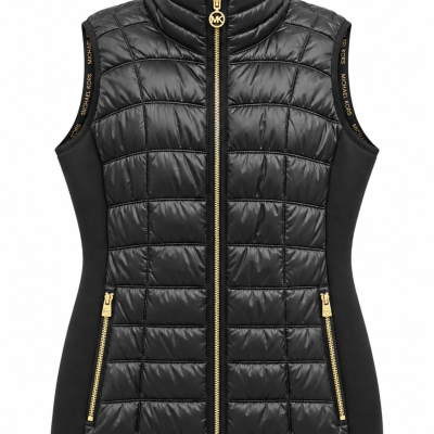 Michael Kors Black Quilted Puffer Vest – Size XL