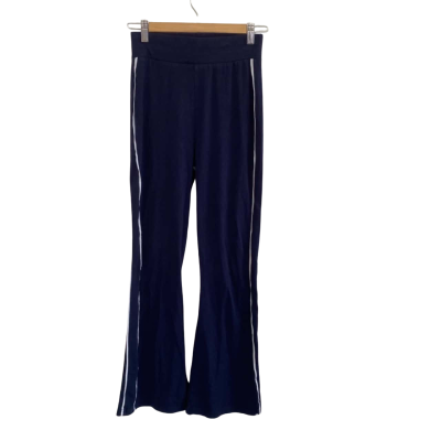 ASOS Womens  Size 8 Flared Pants / Leggings Navy Blue 