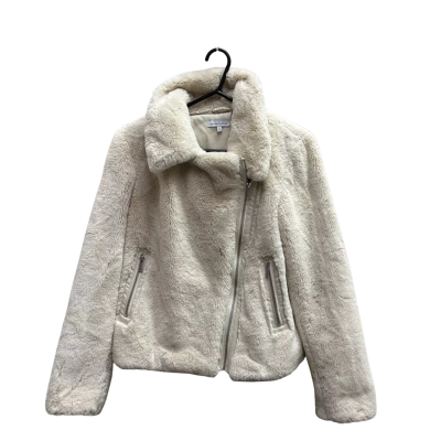 Wayne Cooper Womens  Size 8 Plush Soft Winter Jacket Off White / Cream